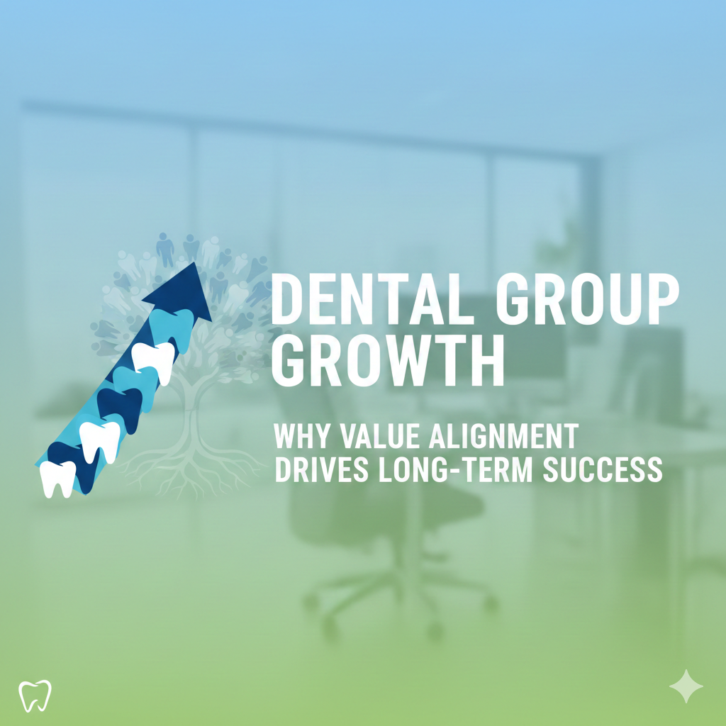 Featured image for “Dental Group Growth: Why Value Alignment Drives Long-Term Success”